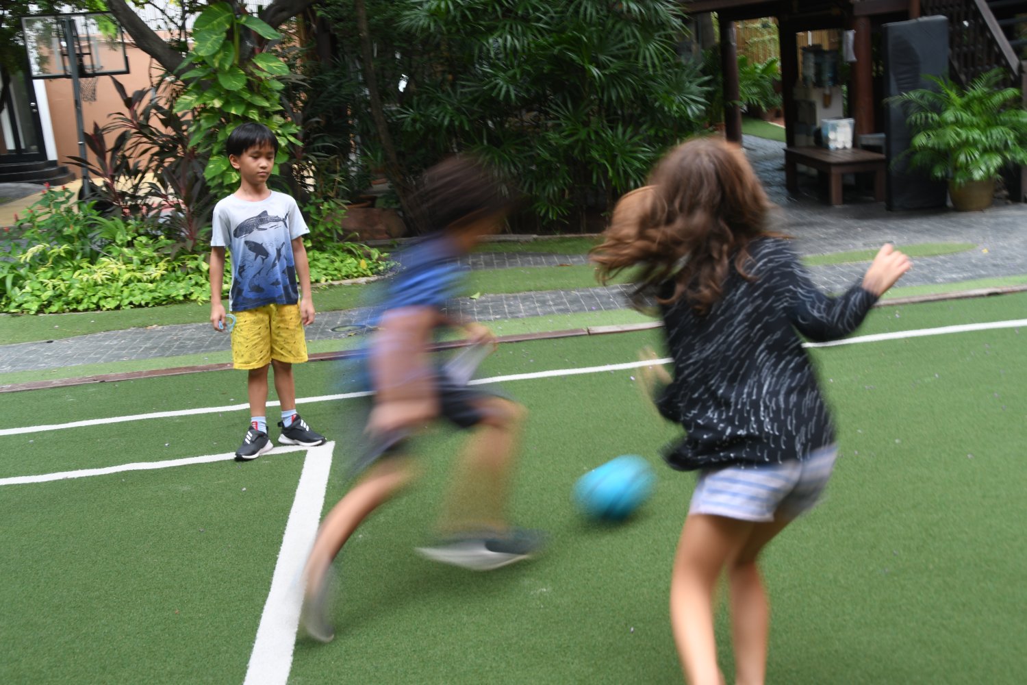 Children playing sport